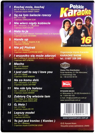 Polskie Karaoke vol. 16 [DVD]