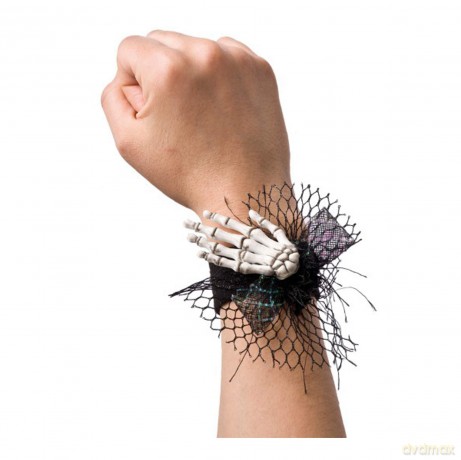 Carnival Toys 8303: Bracciale A Scatto C/ Mano Scheletro