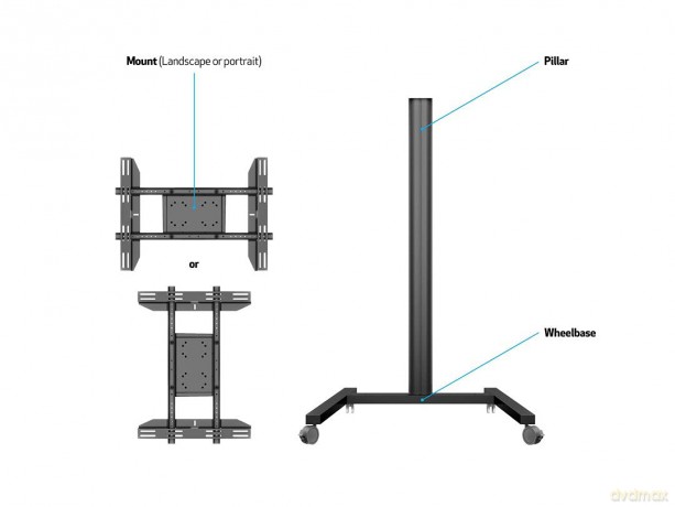 Carrello Per Monitor 32-63