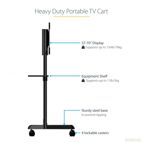 Carrello Porta Tv Con Ruote