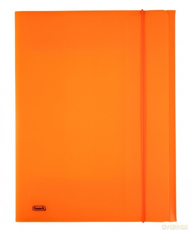Cart. Elastico Neon 24x33 Arancio