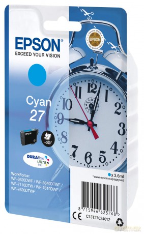 Cart.Inch Ciano Sveglia Serie 27