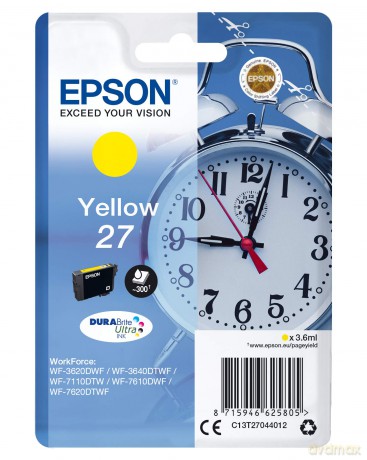 Cart.Inch Giallo Sveglia Ser 27