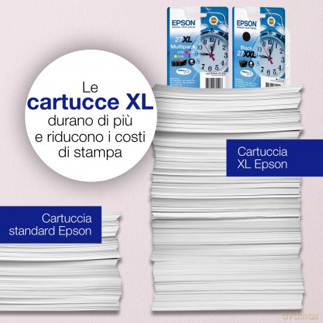 Cart.Inch Nero Sveglia Serie 27xl