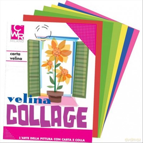 Cartavelina Unicolore 24 Fg Blu