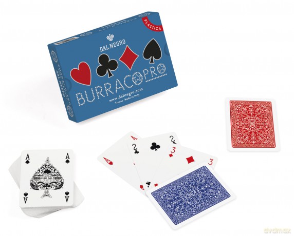 Carte Da Gioco Burraco Plastica 090087