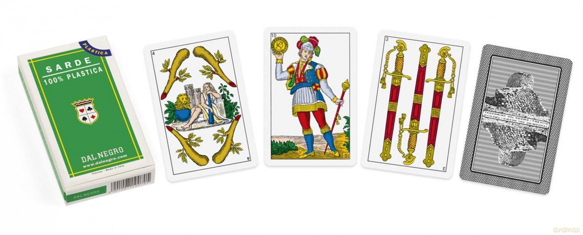 Carte Da Gioco Sarde 99 Plastica