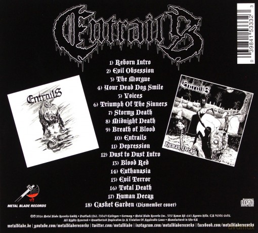 Entrails: Resurrected From The Grave [CD]