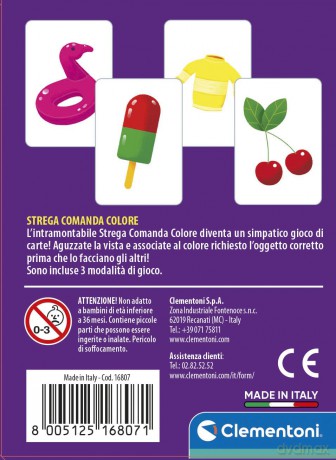 Carte Strega Comanda Colore