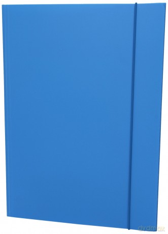 Cartella 3 Lembi C/Elast Azzurro