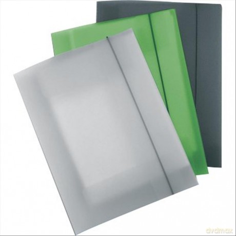 Cartella 3 Lembi C/Elast Metal/Silv