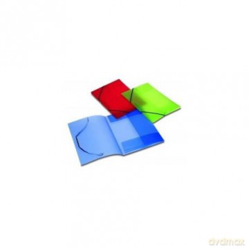 Cartella 3 Lembi C/Elast Rosso Trs