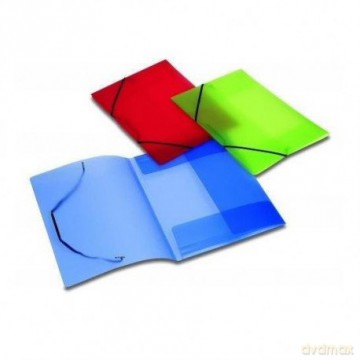 Cartella 3 Lembi C/Elast Rosso Trs