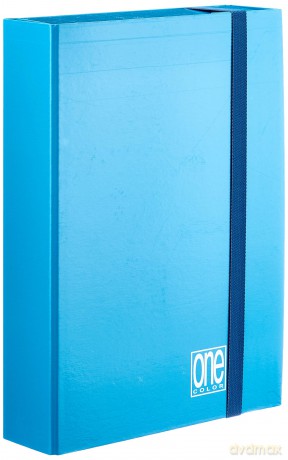 Cartella C/Elastico Blu Dorso 7