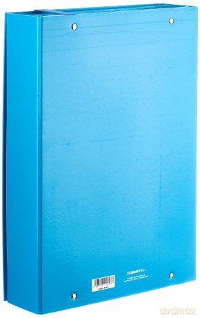 Cartella C/Elastico Blu Dorso 7