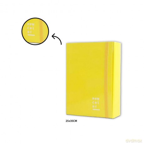 Cartella Elast Piatto D.5 Giallo