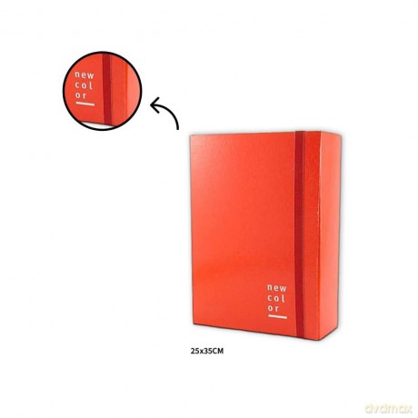 Cartella Elast Piatto D.5 Rosso
