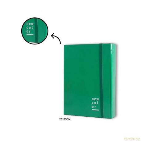 Cartella Elast Piatto D.5 Verde