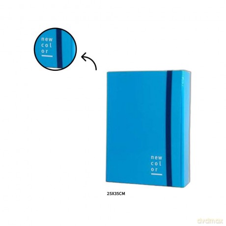 Cartella Elast Piatto D.7 Blu