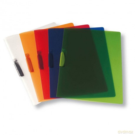 Cartellina Clipper Trasparent Rosso