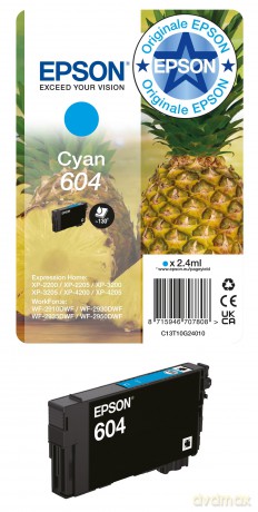 Cartucce Ink Ananas Cyan 604