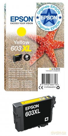 Cartucce Ink Ananas Yellow 604xl