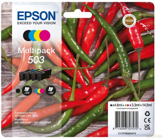 Cartucce Peperoncino 4-Col 503