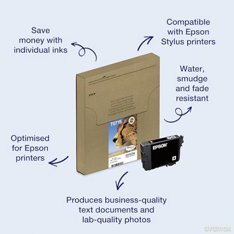Cartuccia Epson C13t07124012 Durabrite Ultra Cyan