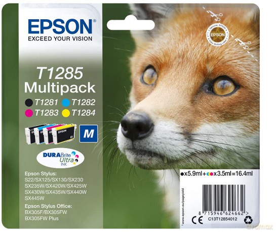 Cartuccia Epson C13t12854012 Durabr Ultra Multipk