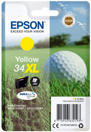 Cartuccia Giallo 34xl Pallina