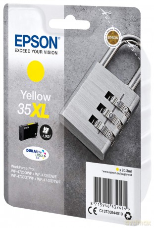 Cartuccia Giallo 35xl Lucchetto
