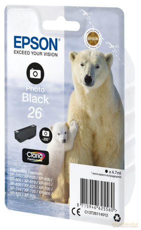 Cartuccia Nero-Foto Orso Polare