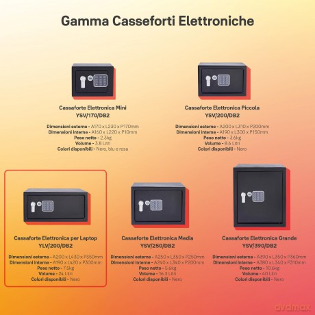 Cassaforte Per Laptop Serie Value