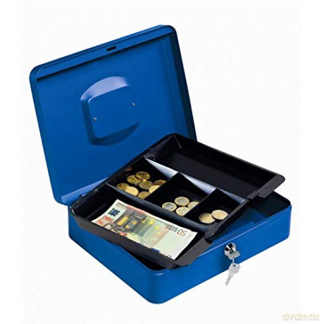 Cassetta Metallo 30x24x9 Cm Blu