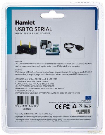Cavo Adatt Da Usb A Seriale