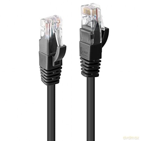 Cavo Di Rete Cat.6 U Utp Nero 1m