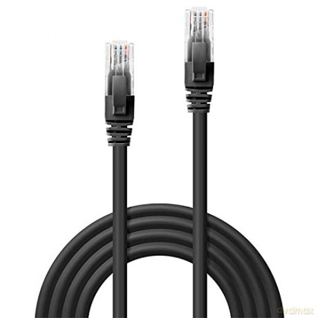 Cavo Di Rete Cat.6 U Utp Nero 2m