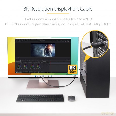 Cavo Displayport 2.1 Da 2m