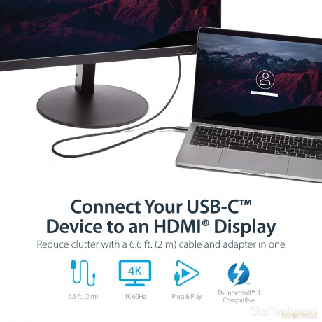 Cavo Hdmi A Usb-C Da 2m - 4k
