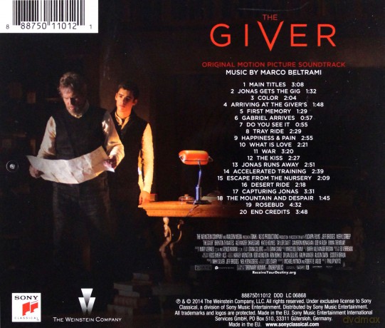 Marco Beltrami: The Giver [CD]
