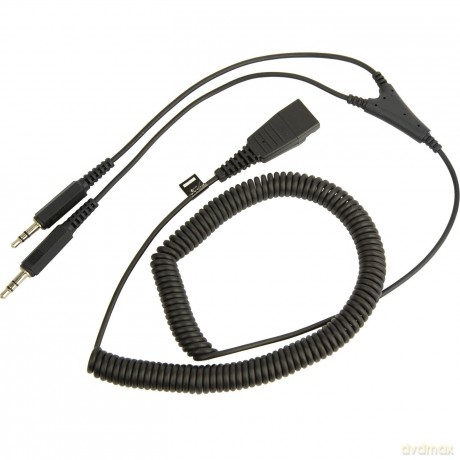 Cavo Qd To 2 X 3.5mm (Spiralato