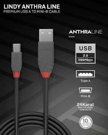 Cavo Usb 2.0 A Mini-B Nero 1m