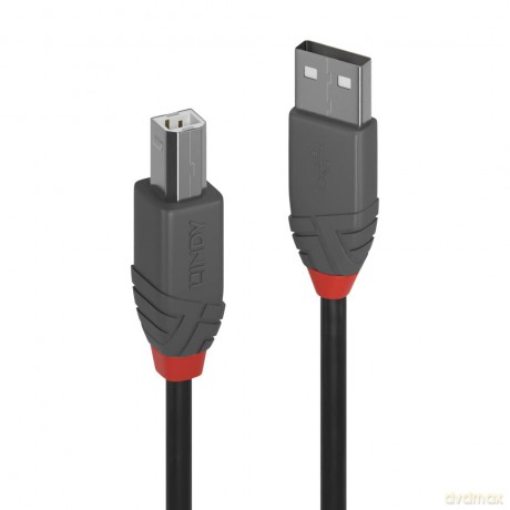 Cavo Usb 2.0 A/B Anthra Line, 0.2m