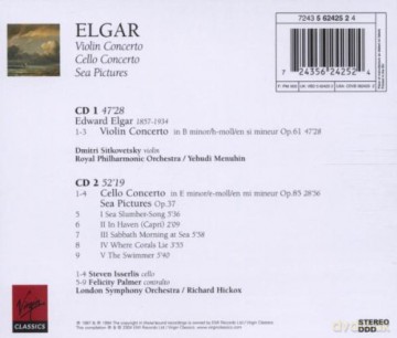Various Artists: Virgin De V. - Violin Concerto Cello [2CD]