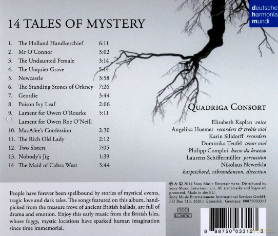 Quadriga Consort: 14 Tales of Mystery [CD]
