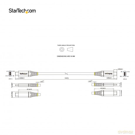 Cavo Usb-C Da 1m 100w (5a) Pd