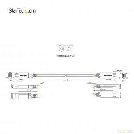 Cavo Usb-C Da 2m 100w (5a) Pd