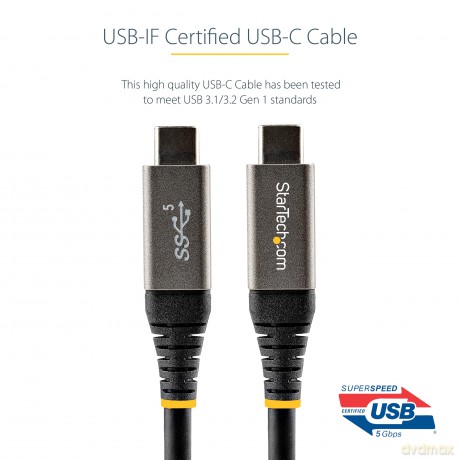 Cavo Usb-C Da 2m 100w (5a) Pd