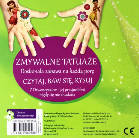 Wróżki tatuaże zabawy z wyobraźnią [KSIĄŻKA]
