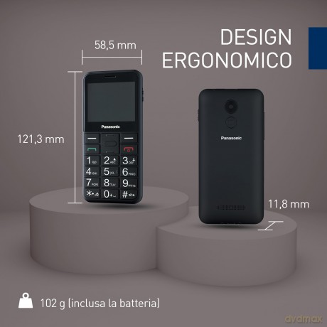 Cellulare Senior Kx-Tu155 Nero